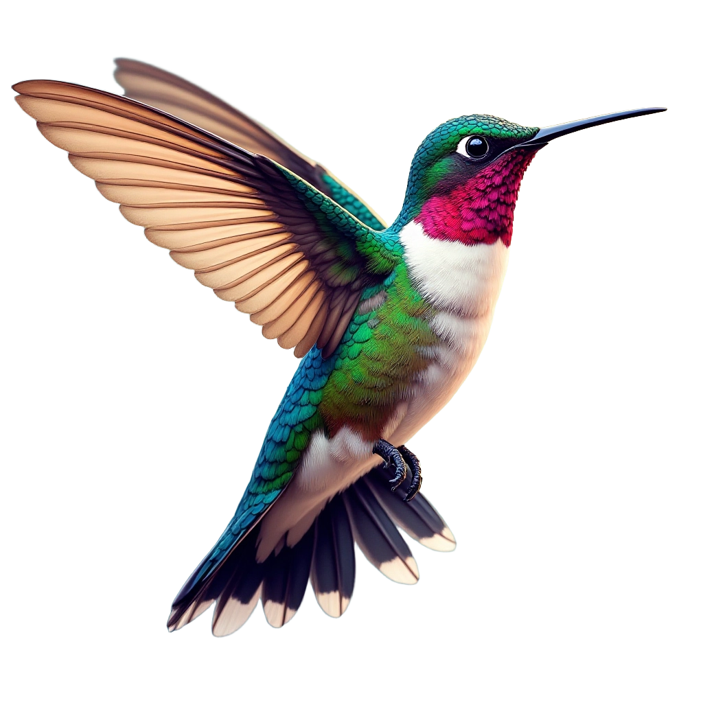 Hummingbird in Flight